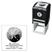 トロピカルビーチサンドドルファミリー差出人住所 セルフインキングスタンプ (インサイチュ)