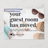 トロピカルビーチサンドニューアドレスゲストルームムービング 案内ポストカード (正面)