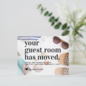 トロピカルビーチサンドニューアドレスゲストルームムービング 案内ポストカード (スタンド正面)