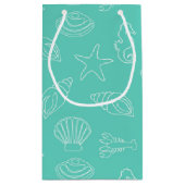 トロピカルビーチシェルフティング抱き枕 スモールペーパーバッグ (裏面)