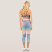 トロピカルビーチシーサンカラフルサマー カプリレギンス (裏面)