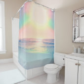トロピカルビーチシーサンカラフルサマー シャワーカーテン (インサイチュ)
