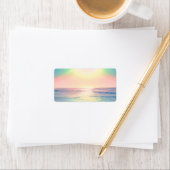 トロピカルビーチシーサンカラフルサマー ラベル (インサイチュ)