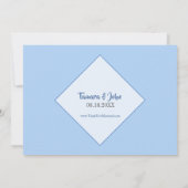 トロピカルビーチシーシェルズシーサイドブライダルシャワー 招待状 (裏面)