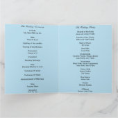 トロピカルビーチシーシェル結婚式 プログラム (内部)