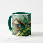 トロピカルビーチシーンマググ マグカップ (正面左)