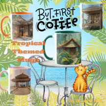 トロピカルビーチシーンマググ