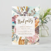 トロピカルビーチシーン卒業記念パーティー 招待状 (スタンド正面)