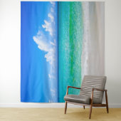 トロピカルビーチシーン ターコイズの海 タペストリー (インサイチュ)