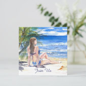 トロピカルビーチジェネリックAR29アニーイベントパーティー 招待状 (スタンド正面)