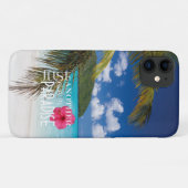 トロピカルビーチジャストアナデイインパラダイス Case-Mate iPhoneケース (裏面(横))