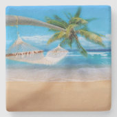 トロピカルビーチストーンコースター ストーンコースター (正面)