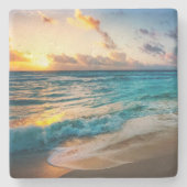 トロピカルビーチストーンコースター ストーンコースター (正面)