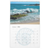 トロピカルビーチズオブカボサンルーカスメキシコワンページ カレンダー (1月 2026)