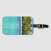 トロピカルビーチソルトサンドシー ラゲッジタグ (正面横)