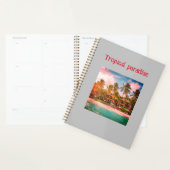 トロピカルビーチデザインスパイラルプランナー プランナー手帳 (ディスプレー)