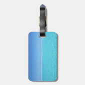 トロピカルビーチトラベルホリデイモノグラムラゲージタグ ラゲッジタグ (裏面縦)