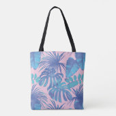 トロピカルビーチトートバッグ：休暇バッグ トートバッグ (裏面)
