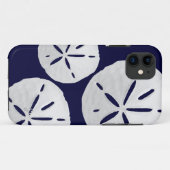 トロピカルビーチネービーブルーホワイトサンドドル Case-Mate iPhoneケース (裏面(横))