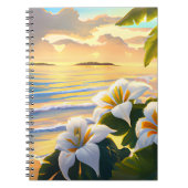 トロピカルビーチハワイ手帳 ノートブック (正面)