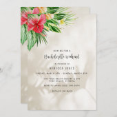 トロピカルビーチバチェロレッテウィークエンドゲートウェイ 招待状 (正面/裏面)