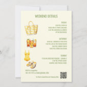 トロピカルビーチバッハ週末の日程と 招待状 (裏面)