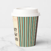 トロピカルビーチパーティーパームツリー紙カップ 紙コップ (裏面)