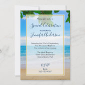 トロピカルビーチパーティー 招待状 (正面)