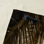 トロピカルビーチパームサンセット ビーチタオル (インサイチュ)