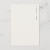 トロピカルビーチパームスケッチ結婚金ゴールドの詳細 エンクロージャーカード (裏面)