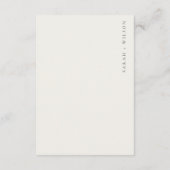 トロピカルビーチパームツリースケ結婚ッチの詳細 エンクロージャーカード (裏面)