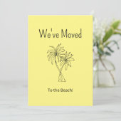 トロピカルビーチパームツリーズイエロームービング 案内状 (スタンド正面)