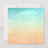 トロピカルビーチパームツリーバルミツワー招待状 招待状 (裏面)