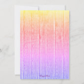 トロピカルビーチパームツリー スウィート16 招待状 (裏面)