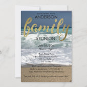 トロピカルビーチファミリー懇親会 招待状 (正面)