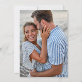 トロピカルビーチフォトウェディングSave the Date 招待状 (裏面)