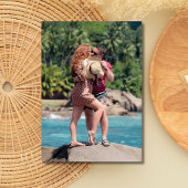 トロピカルビーチフォトデスティネーションウェディング セーブザデート