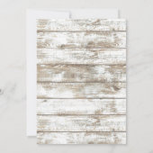 トロピカルビーチフラワー&スターフィッシュスウィート16誕生日 招待状 (裏面)