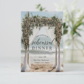 トロピカルビーチフローラアルバーリハーサルディナー 招待状 (スタンド正面)