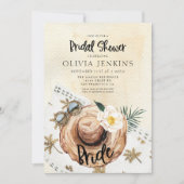 トロピカルビーチブライダルシャワー招待 招待状 (正面)