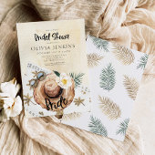 トロピカルビーチブライダルシャワー招待 招待状