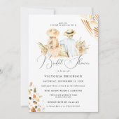 トロピカルビーチブライダルシャワー招待 招待状 (正面)