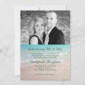 トロピカルビーチプライベートウェディングレセプション招待状 招待状 (正面)