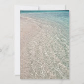 トロピカルビーチプライベートウェディングレセプション招待状 招待状 (裏面)