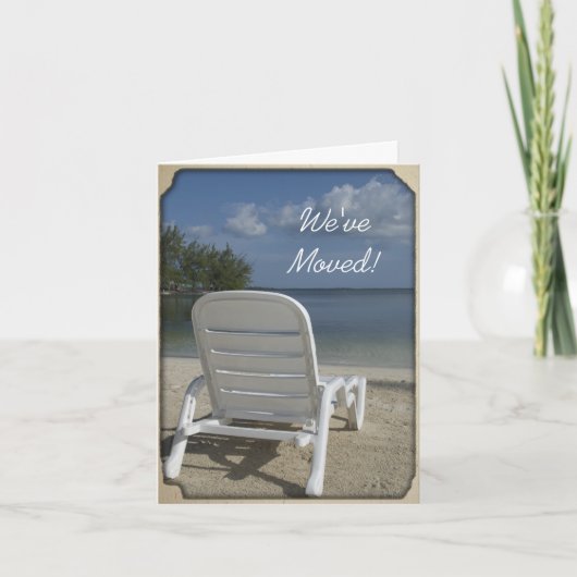 トロピカルビーチラウンジ住所の変更 案内状 (正面)