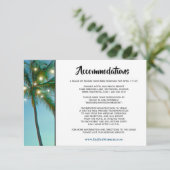 トロピカルビーチラグラデーションイ結婚トの宿泊 エンクロージャーカード (スタンド正面)