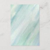 トロピカルビーチラグーン | パームツリーの結婚式の詳細 エンクロージャーカード (裏面)