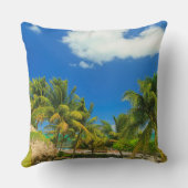 トロピカルビーチリゾートベリーズ クッション (裏面)