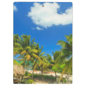 トロピカルビーチリゾートベリーズ クリップボード (裏面)