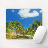 トロピカルビーチリゾートベリーズ マウスパッド (マウス)